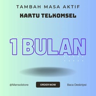 voucher perpanjang usia kartu telkomsel 30Hari / kuota telkomsel