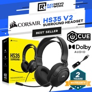 Corsair HS35 SURROUND v2 Multiplatform Gaming Headset [Dolby 7.1 Surround Sound/Lightweight/ICUE]