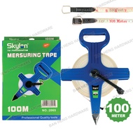 【Ready Stock in Malaysia】(Random Color Yellow / Red / Blue) SKYLON 30M/50M Nylon Measuring Tape Fibr