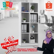 8-Box Compartment Book Shelf File Cabinet Storage Cabinet Filing Cabinet Office