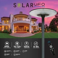 โคมไฟสนามโซล่าเซลล์ SOLAR UFO DAIMOND 3 แสงขนาด 1000W2000W3000W.และเสาโคมพร้อมฐาน