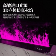Fireplace TV Cabinet Energy Saving APP Decorative Electronic American Style Fireplace Humidifier Emb