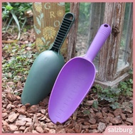   Soil Scoop High Durability Grip Comfortable Ergonomic Handle Scale Mark Design Wide Application Loosening Soil Plastic Potting Soil Scoop Garden Shovel Digging Tool Hom