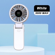 Qimedo พัดลมขนาดเล็ก แบบพกพา 10000mAh พัดลม USB พับได้ พร้อม 100 เกียร์ ลมแรง เงียบ และส่วนตัว