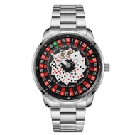 Playing Cards Casino Turntable Watch American Turntable Watch Digital Roulette Men Quartz Watch