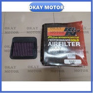100% ORIGINAL K&N LC135 LC 135 RACING AIR FILTER SYM WASHABLE CLEANER PENAPIS UDARA KOTAK ANGIN