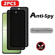 1-2Pcs Full Cover Privacy Black Edge Glass Film For Sharp Aquos zero6 wish4 V7 V6 Plus Screen Protec