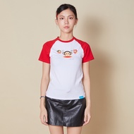 PAUL FRANK เสื้อยืดผู้หญิง PF WOMENS GUT FEELING CROP TEE