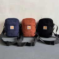 Trendy Carhartt Wip Cord Bag Carhart Corduroy Crossbody Shoulder Bag Trendy Brand Mobile Phone Bag