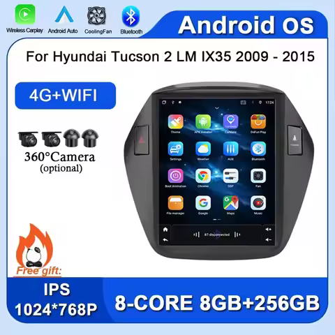 for Hyundai Tucson 2 LM IX35 2009 - 2015 Auto Radio WIFI Wireles Carplay Multimedia Navigation GPS C