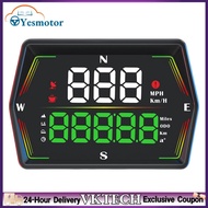 【Local Shipment】5.5in Car Speed Windshield Projector Water Temp Digital Speedometer Speeding Alarm C