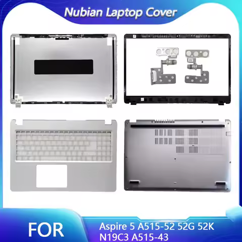 For Aspire 5 A515-52 52G 52K N19C3 A515-43 LCD Rear Lid Back Top Cover Front Bezel Palmrest Upper Bo
