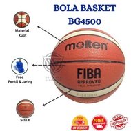 BG4500 LEATHER BASKETBALL BG4500 BASKETBALL/ FREE VALVE AND NET