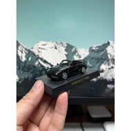 1/64 Jingshang kyosho Porsche 911 turbo 993 Black Porsche 911 Turbo 993 No Card No Box Self-View Sol