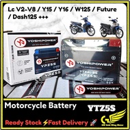 YOSHIPOWER YTZ5S GEL BATTERY KERING YTZ5 FOR LC135 Y15 EX5 DREAM WAVE125 FUTURE DASH W110 FZ150 SRL1