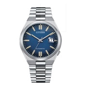 Citizen Mechanical Automatic Blue Dial With Silver Stainless Steel Strap Men Watch NJ0151-88L