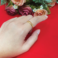 แหวนเกลี้ยง แหวนทอง แหวนปลอกมีด ครึ่งสลึง 1 สลึง  2 สลึง แหวนทองเหลืองแท้ ใส่แทนแหวนทองแท้ได้ ชุบเศษทอง ทองไมครอน