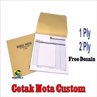 Cetak Nota 1 Rim 1 Ply / Rangkap (Nota/ Surat Jalan , Form ) 1Ply 1Rim