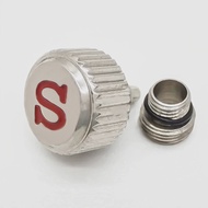 Stainless Steel Crown with Watch Stem Fit for NH35 NH36 NH34 4R35 4R36 7S26 SKX007 SKX009 Watch Modi