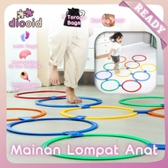 [Ready]Unisex Children's Jumping Toy Jingkat Hoop Jumping Set Ring 28cm & 38cm & 44cm Hopscotch Toys