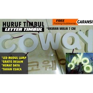 3D LED Lighted Raised Letters