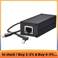 POE Power Supply Network Card POE to USB-C Network Card POE Network Card 5V 9V Adaptive USB-C Networ