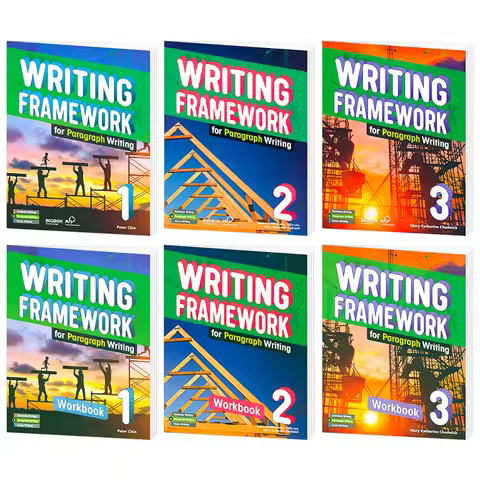 Writing Framework for Sentence Paragraph Essay Writing Books Set Textbook Workbooks English Writing