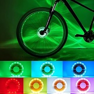 DAWAY A16 Plus USB Rechargeable 7-Color LED Bike Wheel Light (1-Tire Pack) with Motion Sensor & Disc