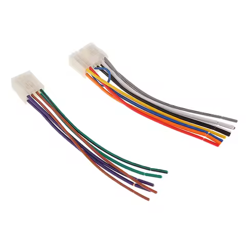 1 Set 10 Pin+ 6 Pin Car Stereo Radio/CD/DVD Player ISO Wiring Harness Connector for Toyota Car Stere