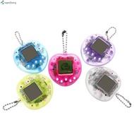 Electronic Pet Game Machine Transparent Heart Shape Virtual Pet Puzzle Game