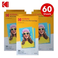 KODAK ตลับกระดาษ C210แบบ All-In-One ชุด Leverage 4Pass Printing Technology 20 40 50 100 Photo Printe