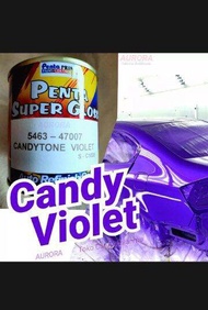 cat candy tone violet cat penta super gloss candy ungu/violet 200 cc