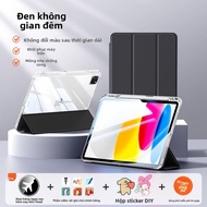 KUMENG | Ốp Lưng Trong Suốt Bao Toàn Bộ Mỏng Có Khe Đựng Bút cho iPad 11 iPad Air 7/6 iPad Pro iPad