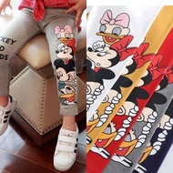 Mickey & Minnie Mouse Girl Kids Cotton Legging Pants Tight | Seluar Panjang Budak Perempuan