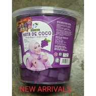 nata de coco anggur dolphin 🐬 1.5liter(bubble wrap).