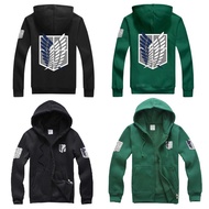 Aot Attack On Titan Anime Jacket Zipper Hoodie