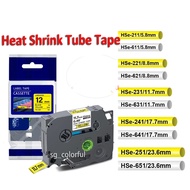Compatible for Brother Heat Shrink Tube Tape HSe Tape HSe-631 HSe221 HSe621 hse631 hse621 hse611 hse