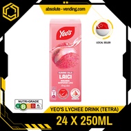 YEO'S Lychee 250ML X 24 (TETRA)