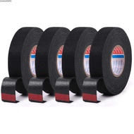 ZHAOX55OI 15/25M Cloth Fabric Width 9/15/19/25/32MM Wrapping Tape Automotive Cable Fixed Adhesive