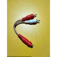 Audio cable RCA Y Splitter male to female female to male/ (AZ) RCA cable