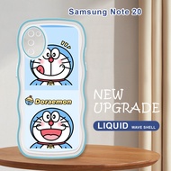 For Samsung Galaxy Note20 Ultra Note10 Plus Note10 Lite Note9 Note8 Cute Cartoon Dingdang Cat Casing Fashion Soft Wavy Cover Shockproof Cellphone Protection Phone Case