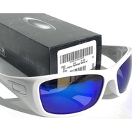 NEW * Oakley HIJINX WHITE w polarized lens Galaxy blue sunglasses 24-059 mLlB