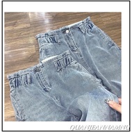 Quần jean nữ BAGGY LƯNG THUN xanh nhạt BG9883 -MS4