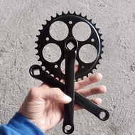 Single Crank 36T (Gear 36) Black Box Axle Thick Iron Material