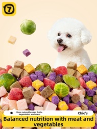 7o | Dental and Training Dog Treats Freeze Dried Chicken Brussel Sprout Veggie and Fruit