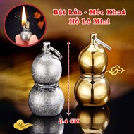 BẬT LỬA XĂNG ĐÁ - MÓC KHÓA HỒ LÔ MINI (KIM LOẠI) - NHATANH STORE