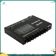 【bairddoro】EQ-819 Car Equalizer Multifunctional Car Audio EQ Tuning Crossover Amplifier Parametric E