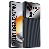 ZTE Nubia Z60 Ultra / Z70 Ultra / Z70S Ultra / Z80 Ultra Premium Carbon Fiber Leather HARD COVER KA