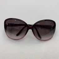 Gucci 漸層紫鏡框圓框太陽眼鏡