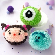 Pompom Mike Monsters Inc.- Monster Company - Disney - Tsum Tsum - Handmade Keychain